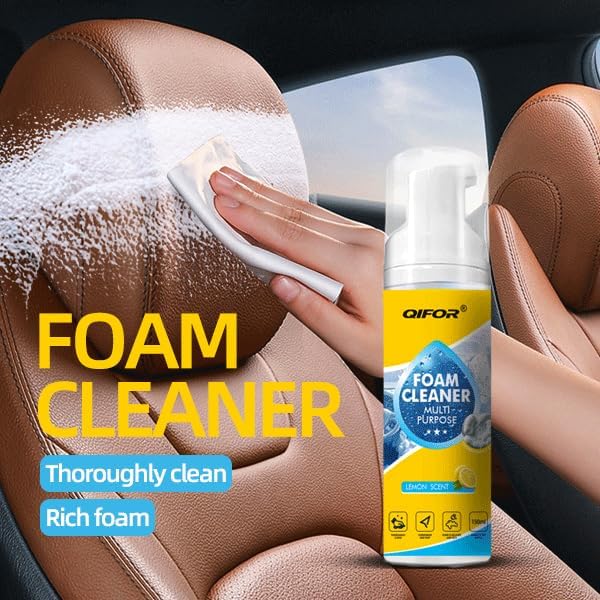 QIFOR being used on a car dashboard for quick dirt removal