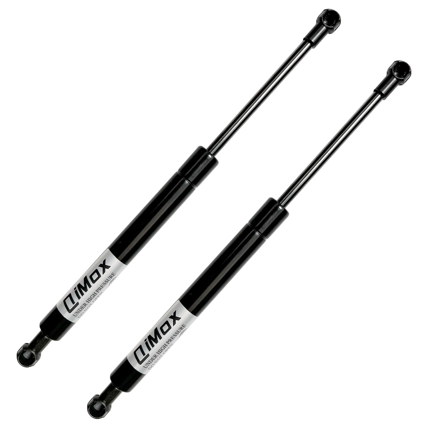 QiMox hood lift support front view showing OEM fit and reliability