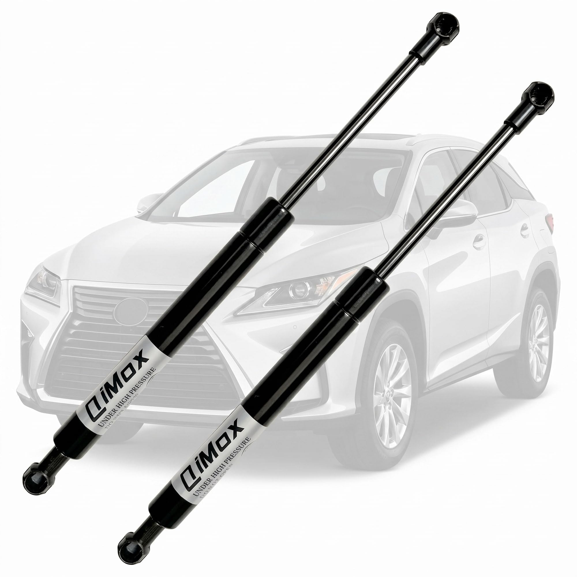 QiMox versus corroded strut showing rust resistance and long life