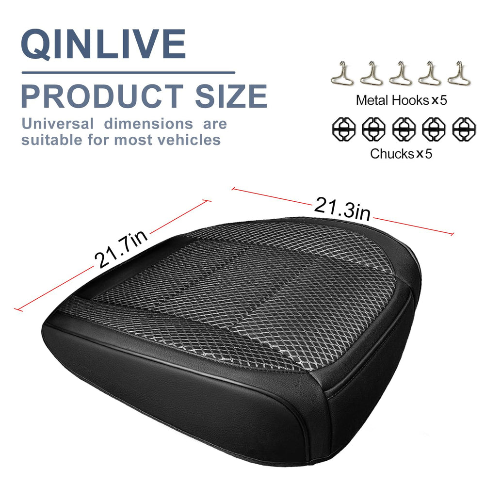 Qinlive close-up of 3D air mesh texture offering breathable comfort and airflow