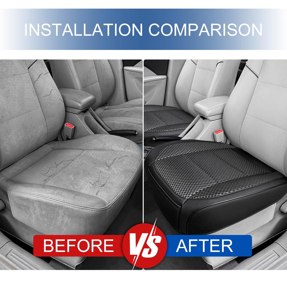 Qinlive installed in vehicle showing comfortable seat bottoms and cooler seating