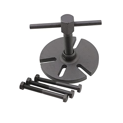 QISF puller front view showing iron base and bolt holes, durable workshop tool benefit