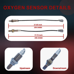 QIYBONE oxygen sensor plug connector closeup showing OEM-style fit for quick install