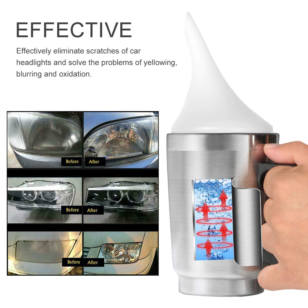 QKDS atomization cup close-up showing heating element for even repair activation