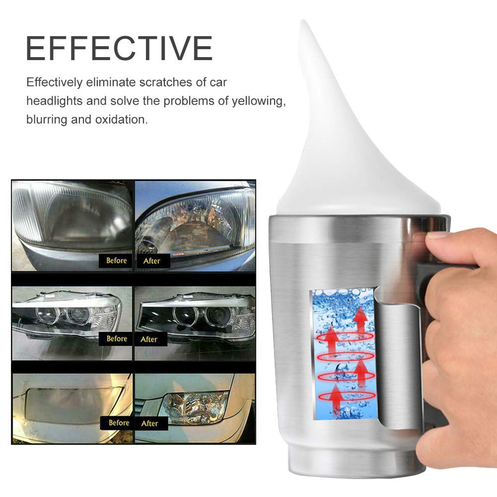 QKDS atomization cup close-up showing heating element for even repair activation
