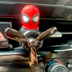 QKSCR diffuser clipped to car vent illustrating secure, no-fall hold