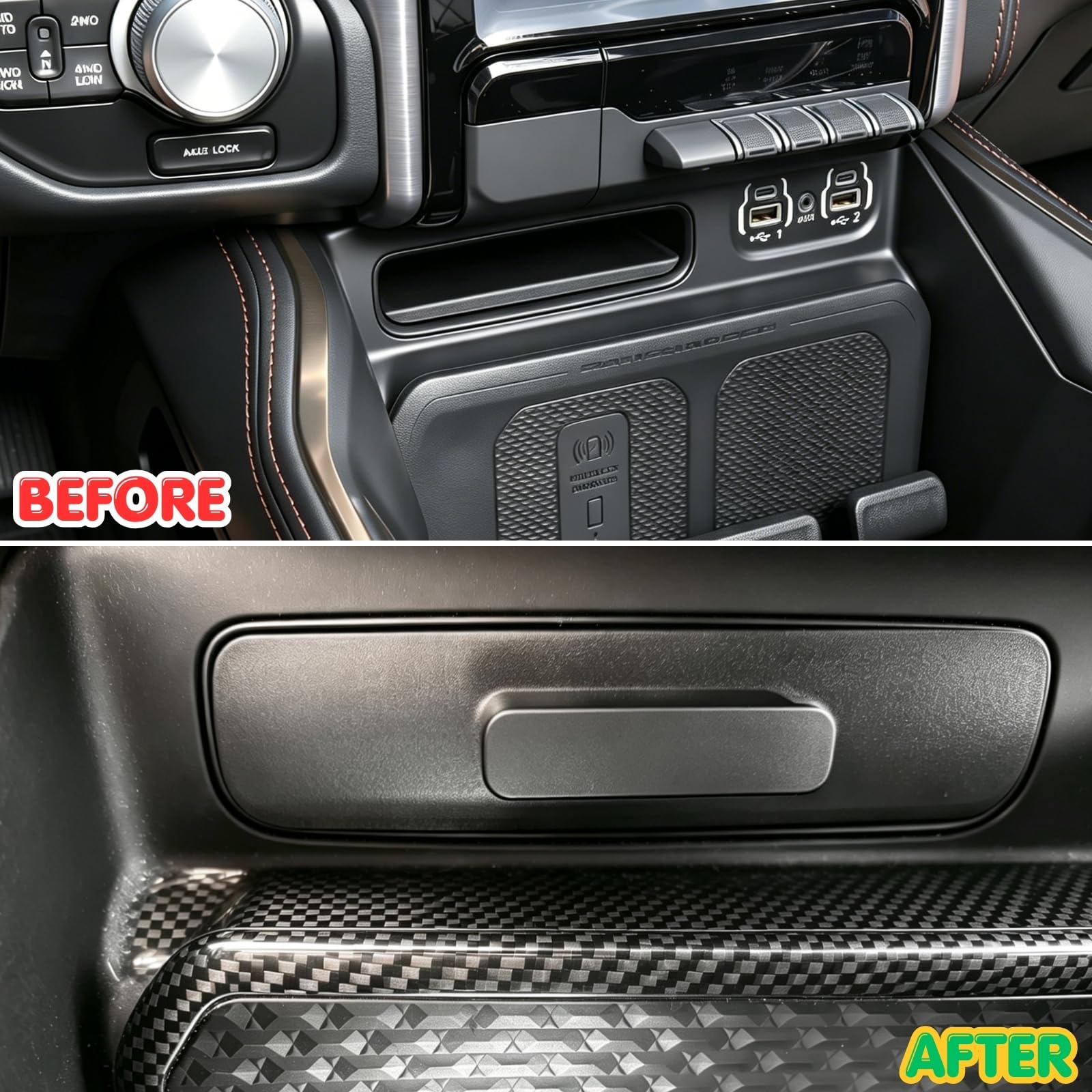 Qlhshop texture and finish matching RAM interior for a cohesive appearance