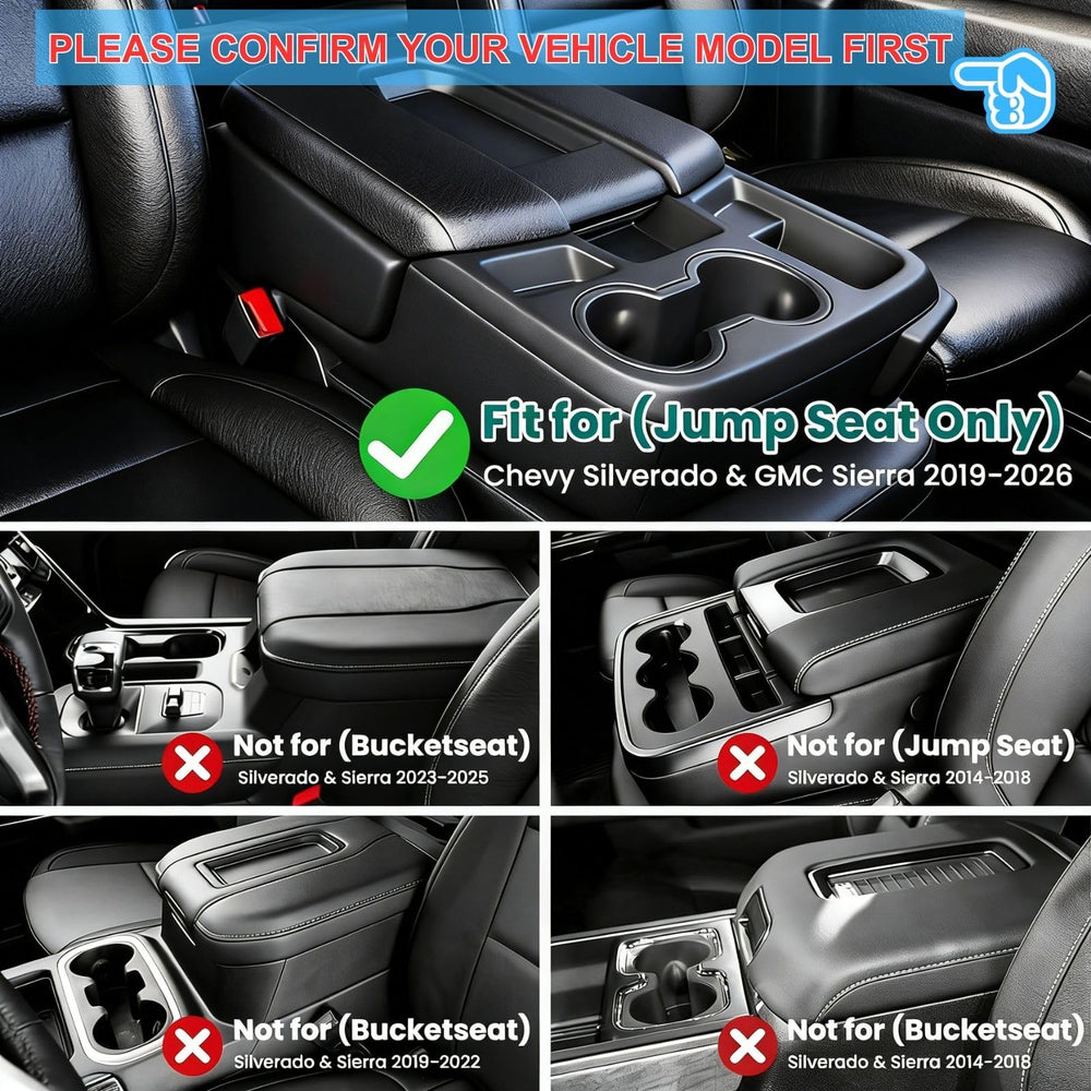Qlhshop installed under console lid preserving legroom benefit