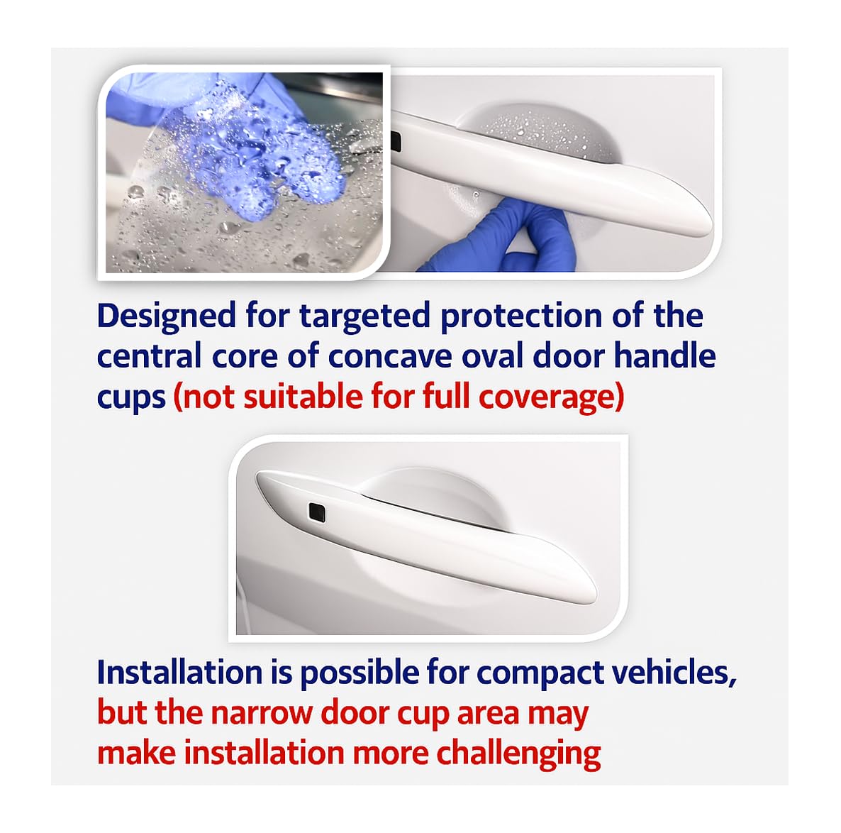 QLim edge detail showing nearly invisible finish and clean adhesion to painted surface