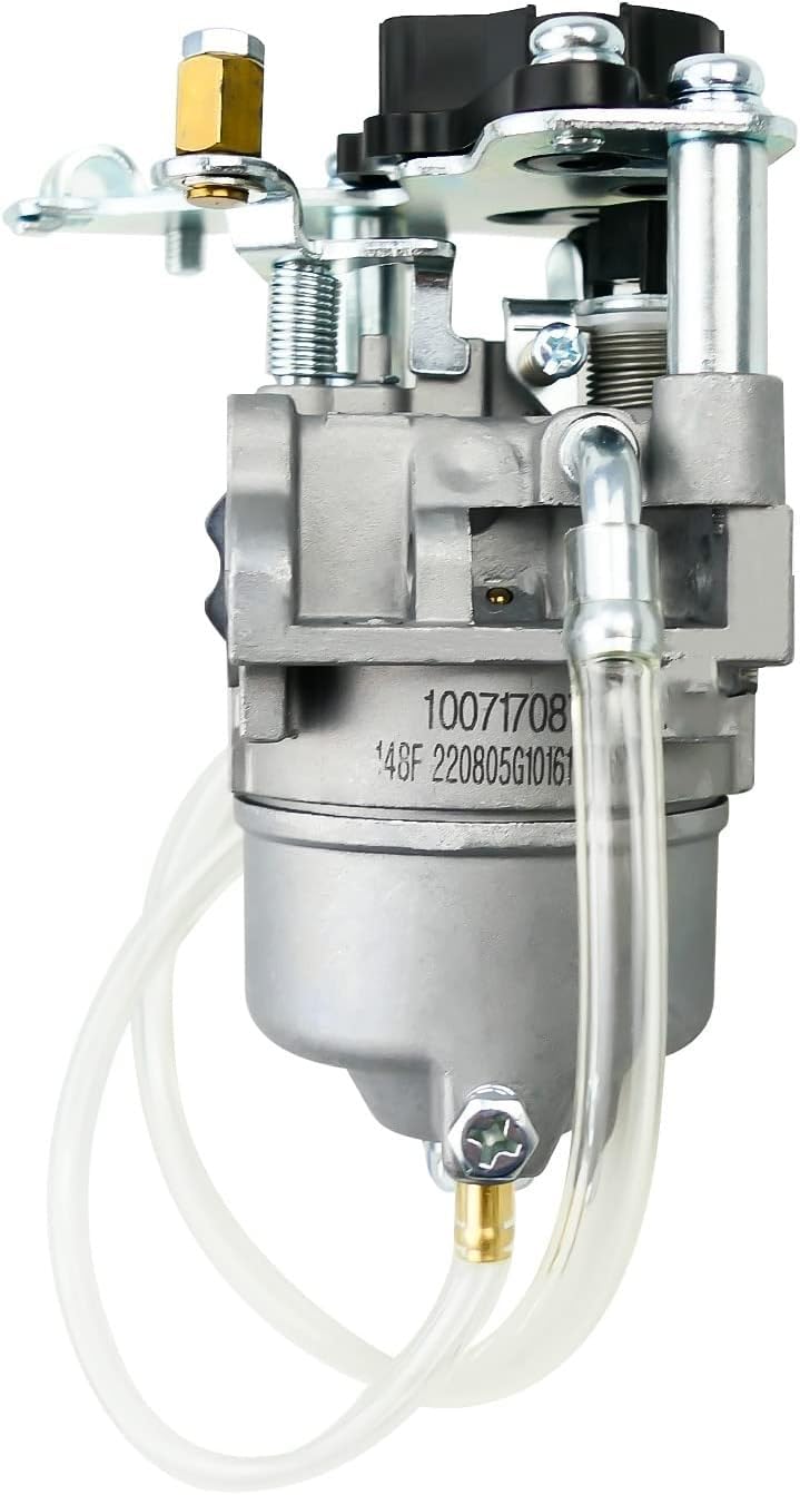 QLZOZB carburetor beside ruler showing compact size for correct fit verification