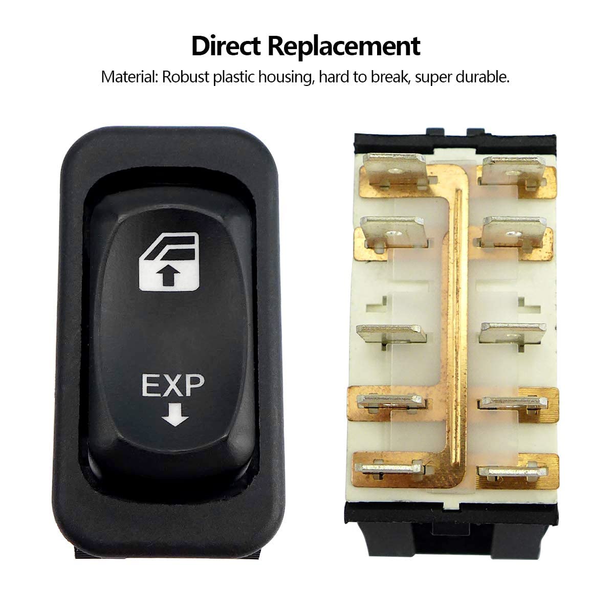 Qnbes electrical connector and pinout view enabling correct plug-in alignment