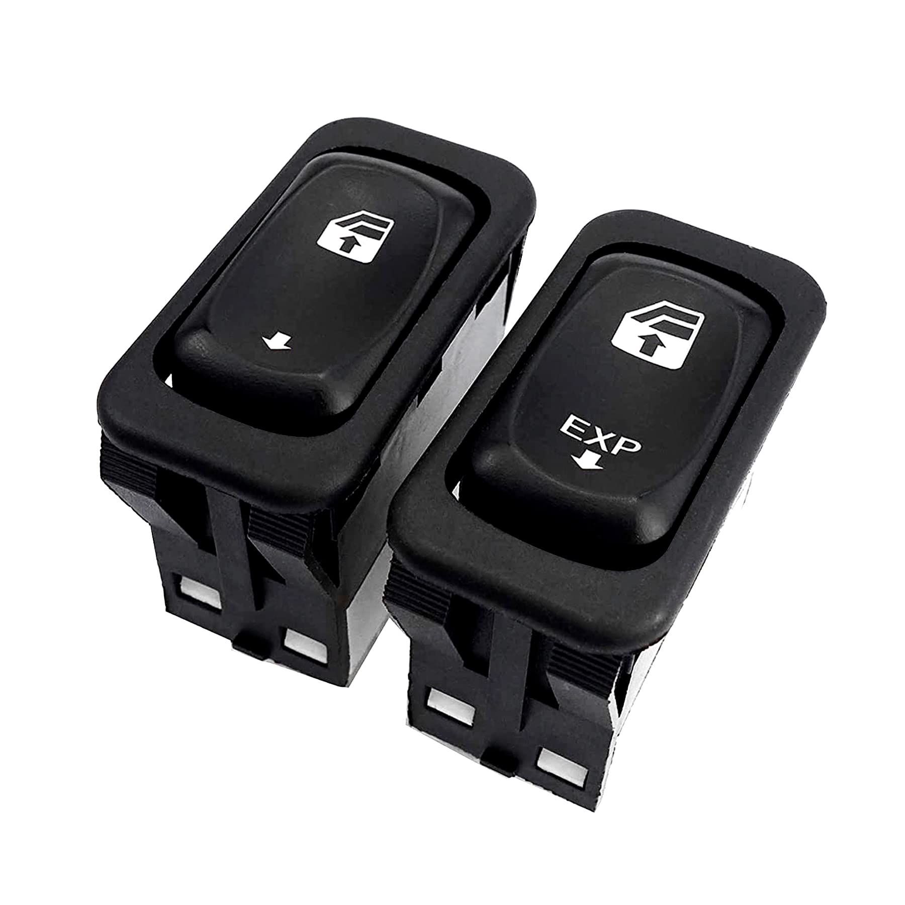 Qnbes front view of driver and passenger window switch pair showing OEM-style fit