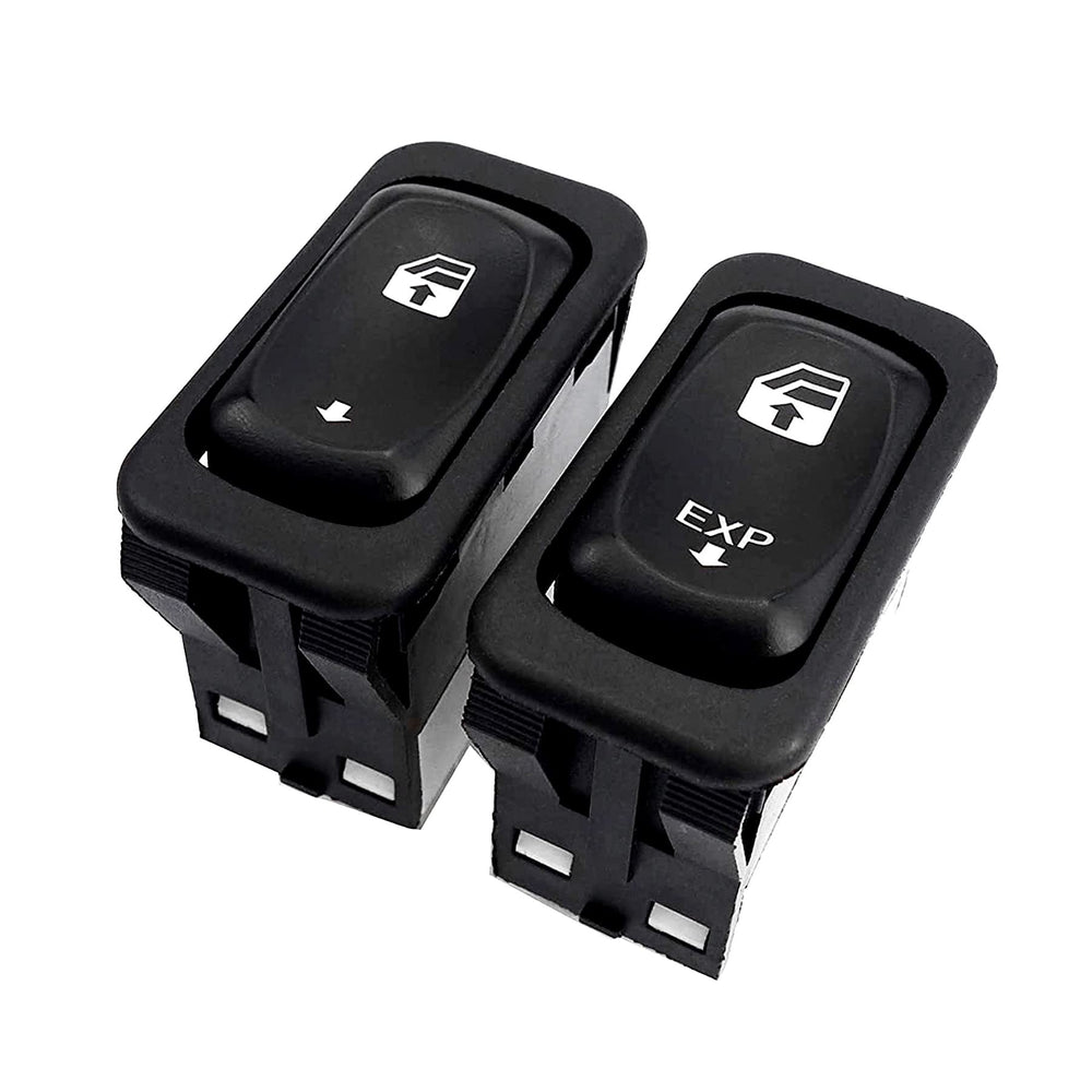 Qnbes front view of driver and passenger window switch pair showing OEM-style fit