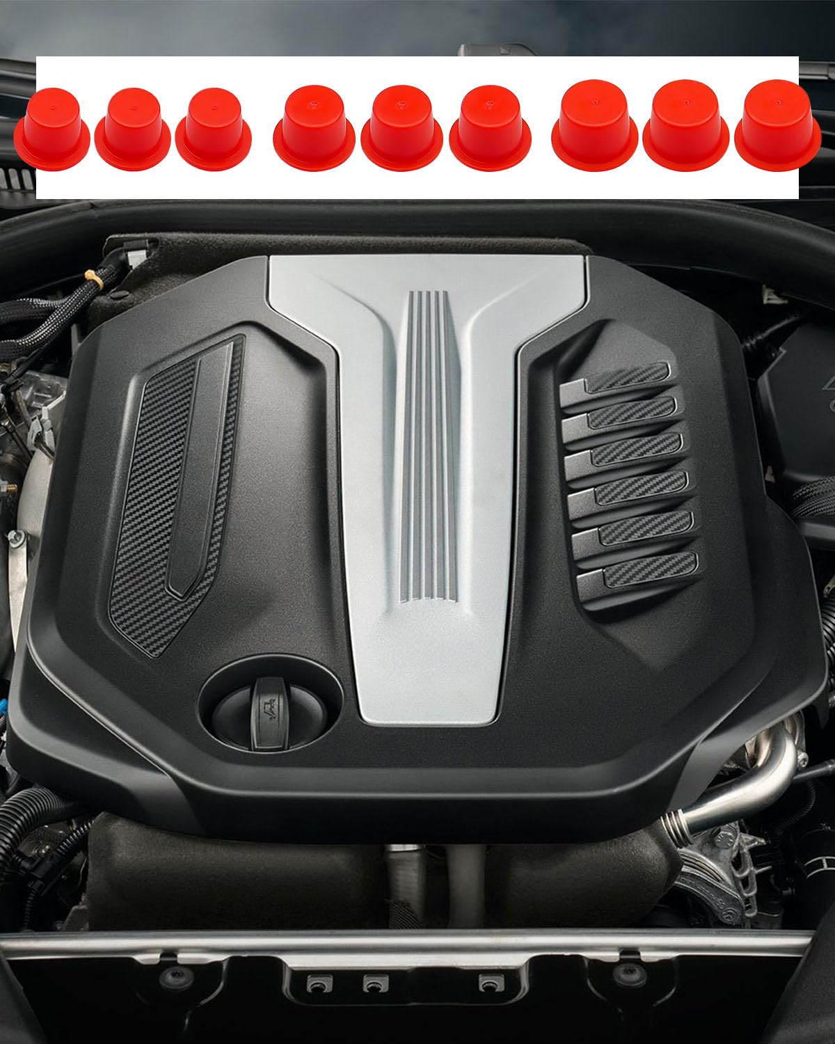 Qnbes plug inserted into diagnostic adapter demonstrating leak test use