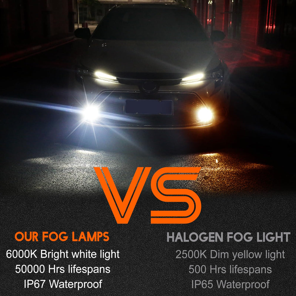 qobsos night beam pattern on road showing wider illumination and improved edge visibility