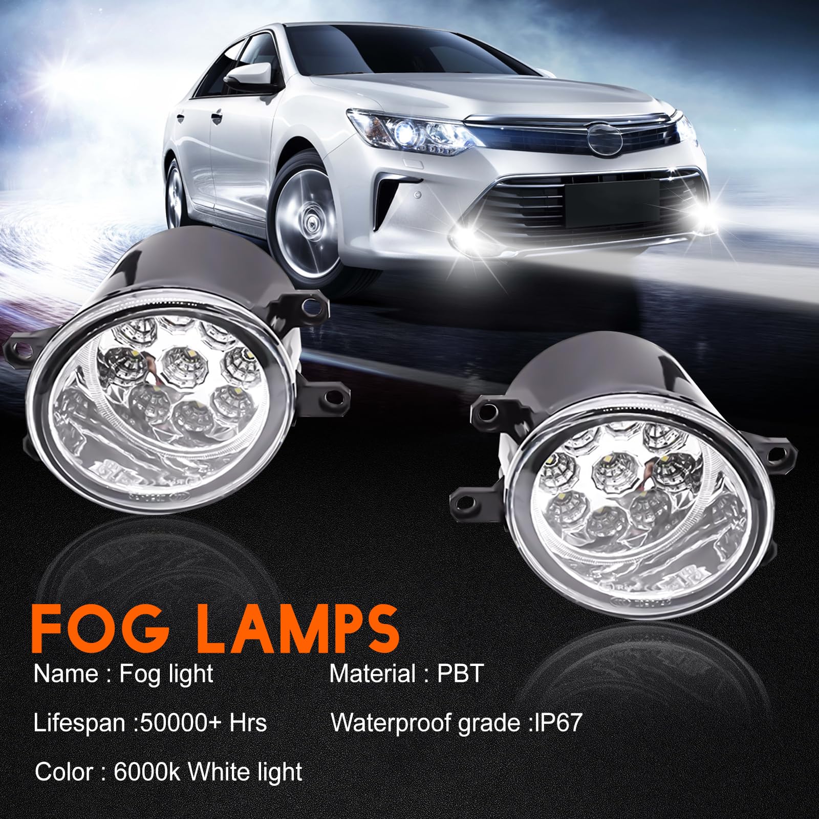 qobsos retail packaging with both lamps included for complete front fog replacement