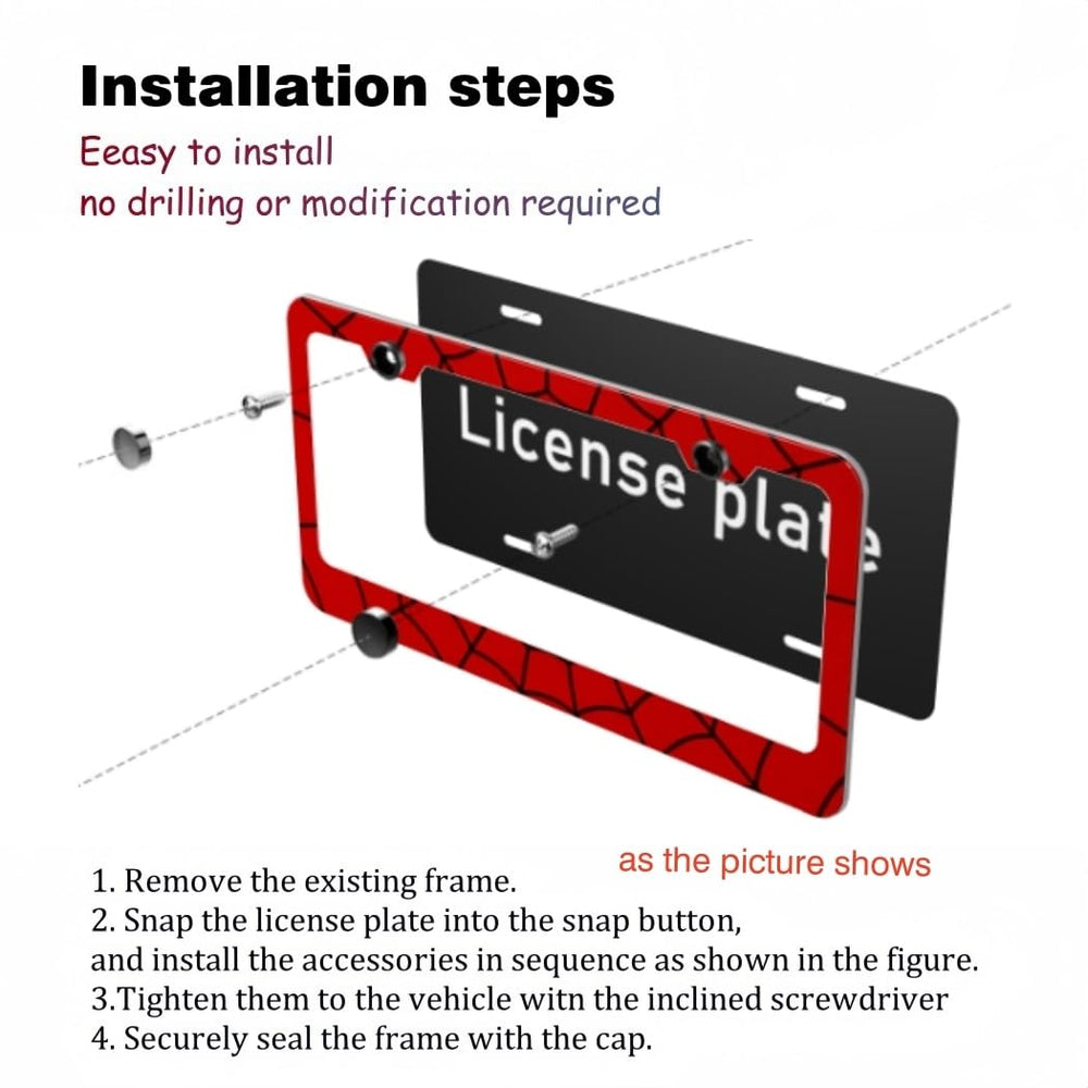 QOMAGO installed on car rear plate demonstrating clean appearance benefit