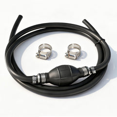 Qonsy primer bulb and hose front view showing complete kit and quick-fit benefit