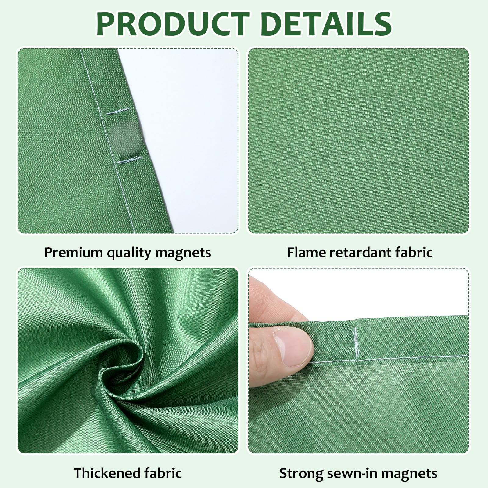 QOUBAI panel surface texture close-up highlighting durable, easy-to-clean material