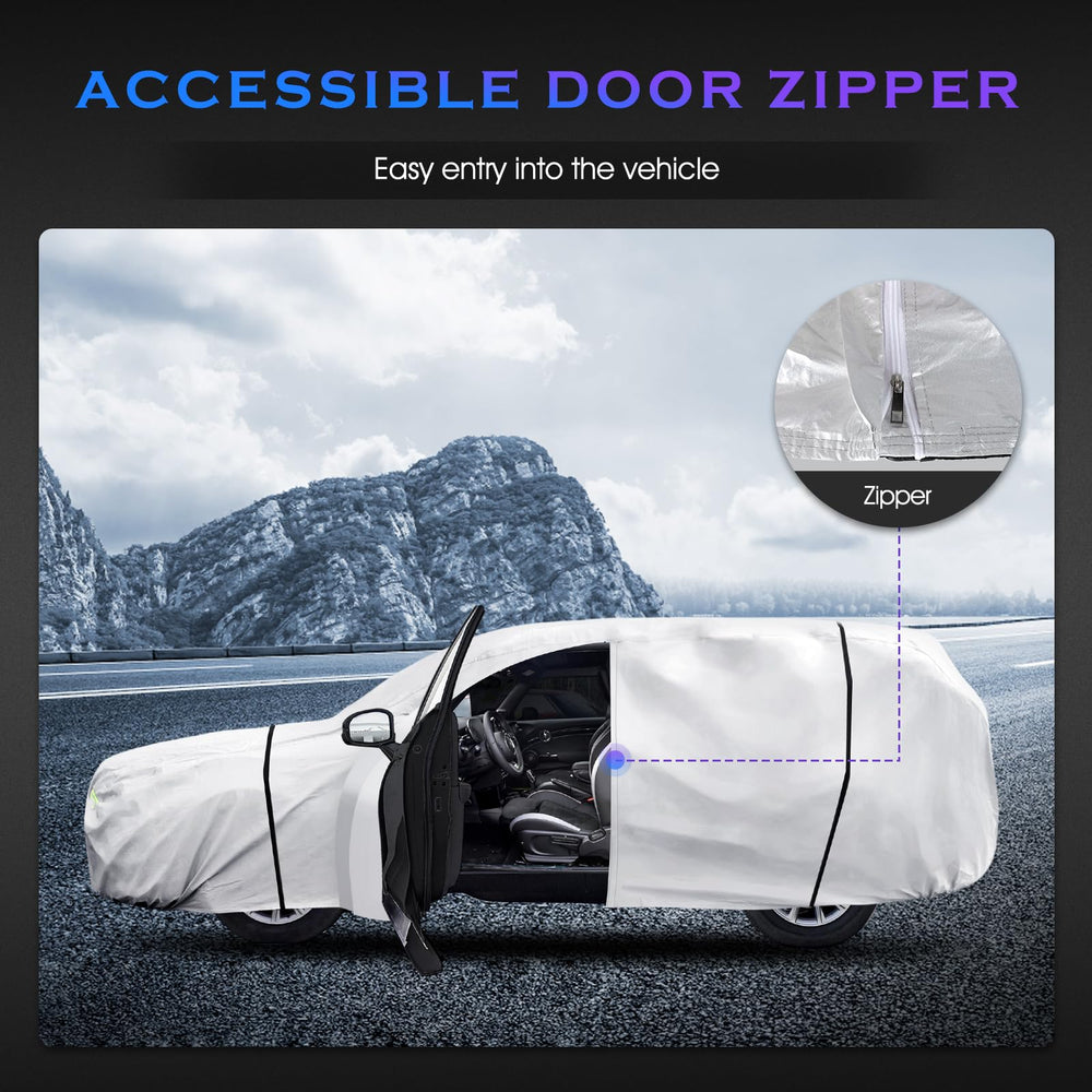 Qualencey rear and mirror fit on Toyota RAV4 protecting bumpers and side mirrors