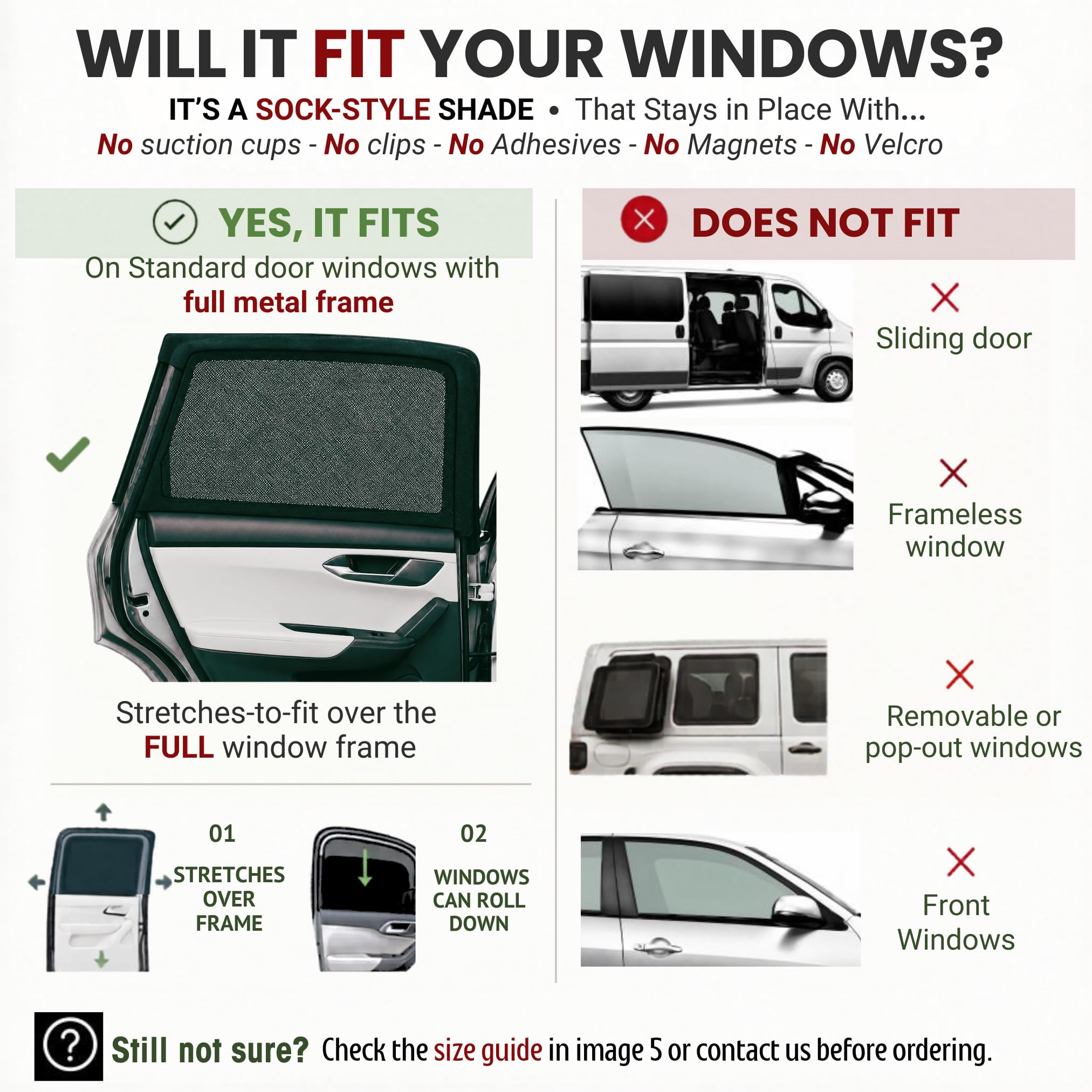Qualizzi folded compactly for storage saving space in glove compartment