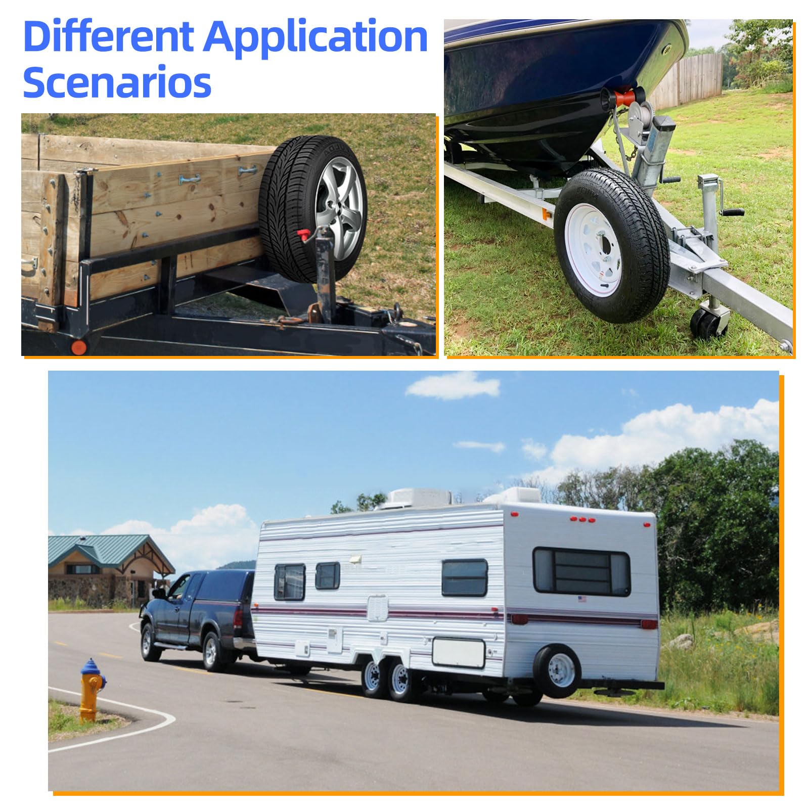 Qualward bracket on trailer in outdoor setting showing travel readiness