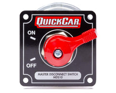 QuickCar Racing Products front panel view with red handle for clear power control