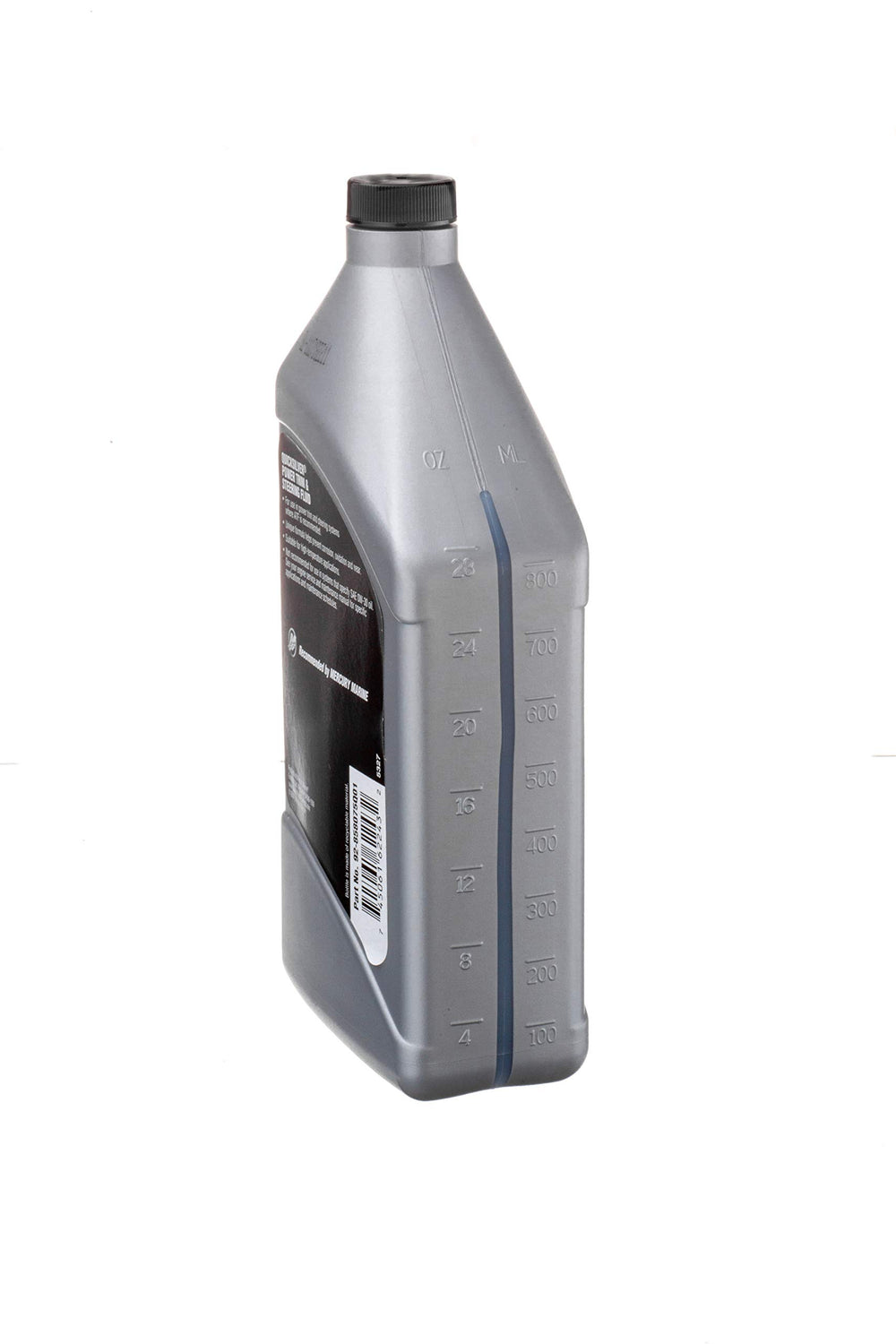 Quicksilver fluid pouring into a marine reservoir demonstrating easy application and protection