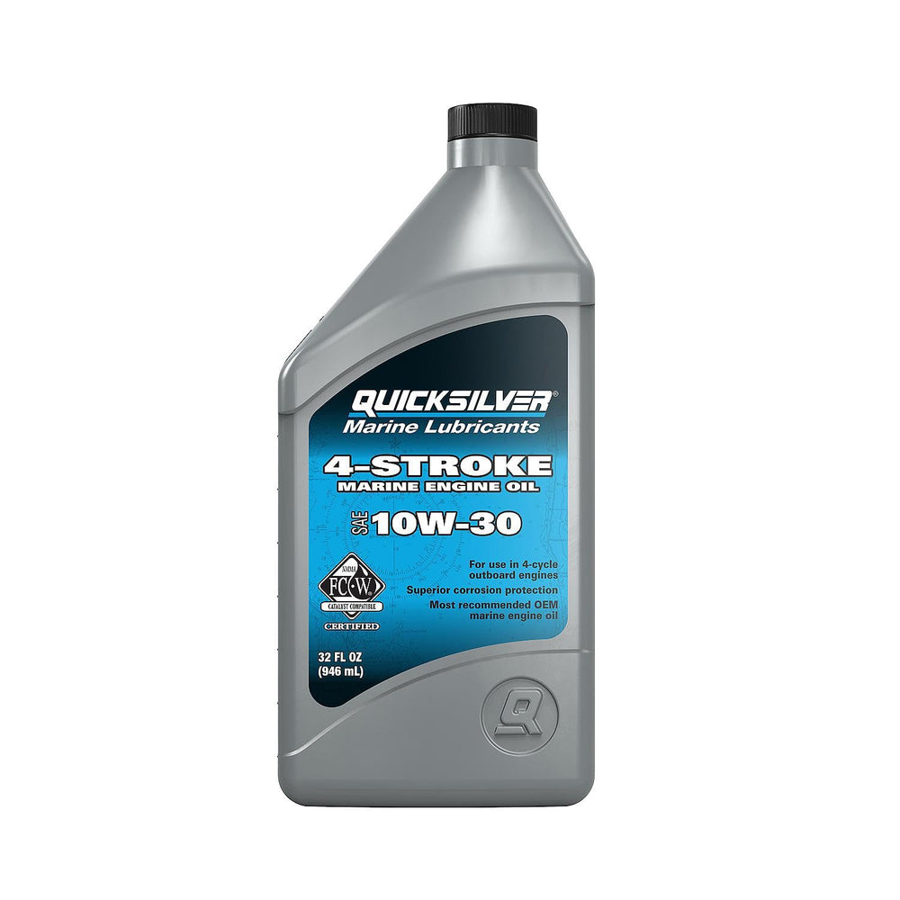 Quicksilver front label on 1 quart bottle showing product and benefits