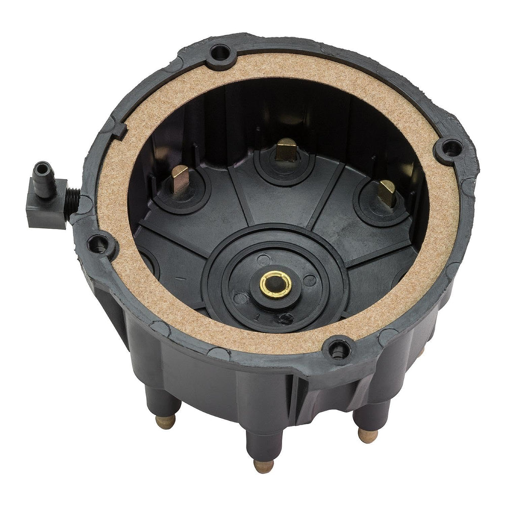 Quicksilver distributor cap installed on MerCruiser engine demonstrating proper fit