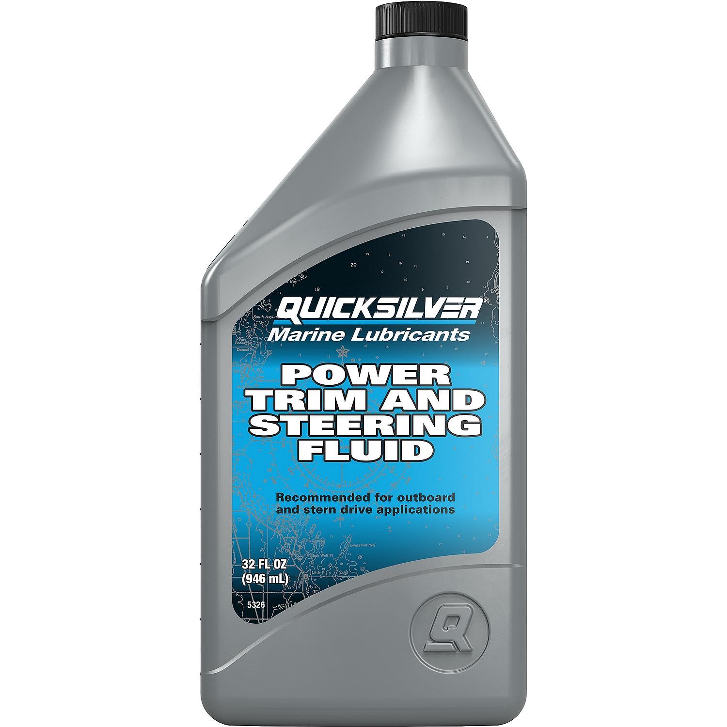 Quicksilver bottle front packaging showing product name and size for clear identification