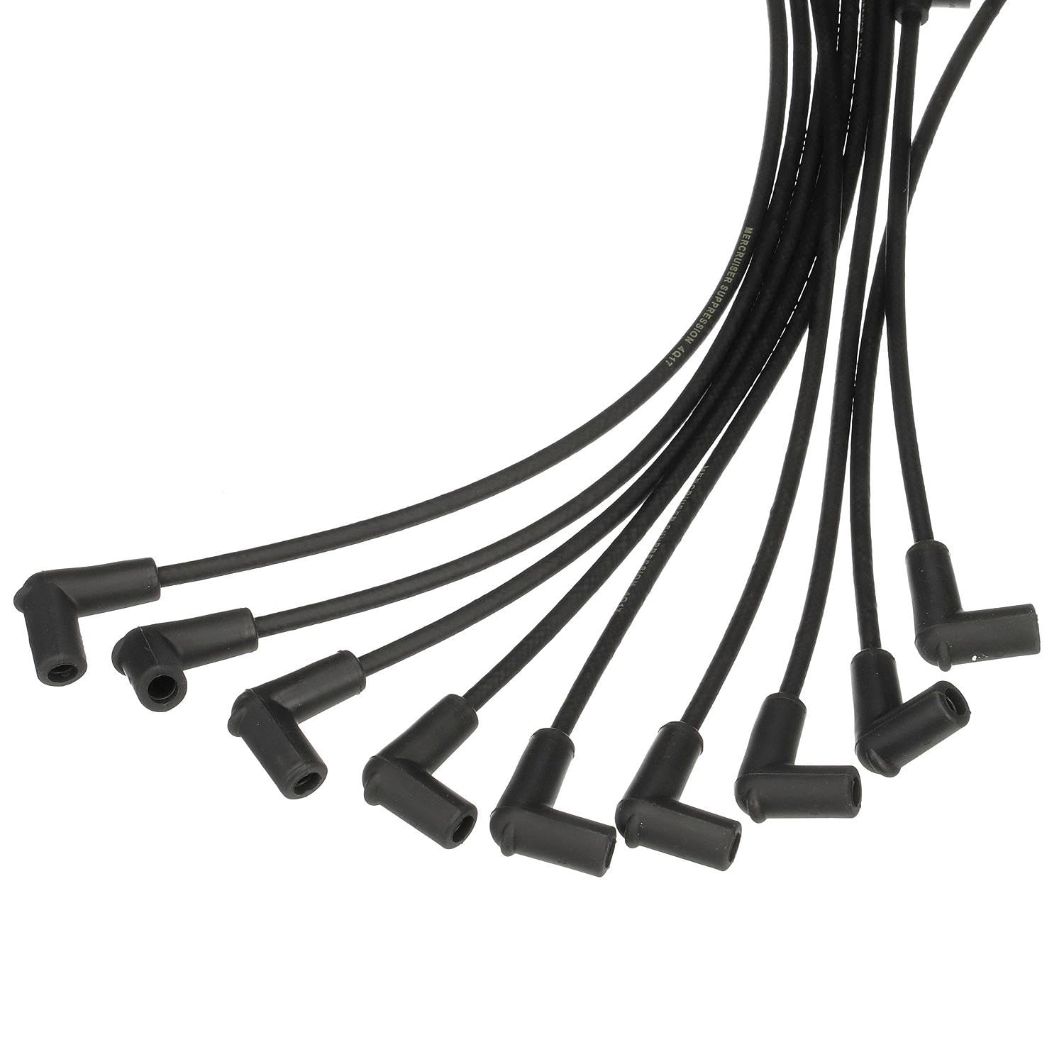Quicksilver wires installed on MerCruiser engine demonstrating correct routing and reliability
