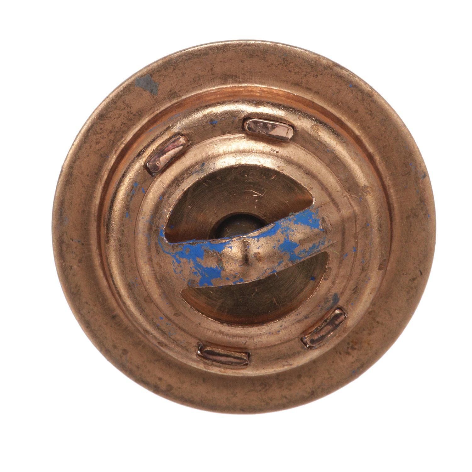 Quicksilver thermostat on boat deck near engine suggesting reliable marine performance