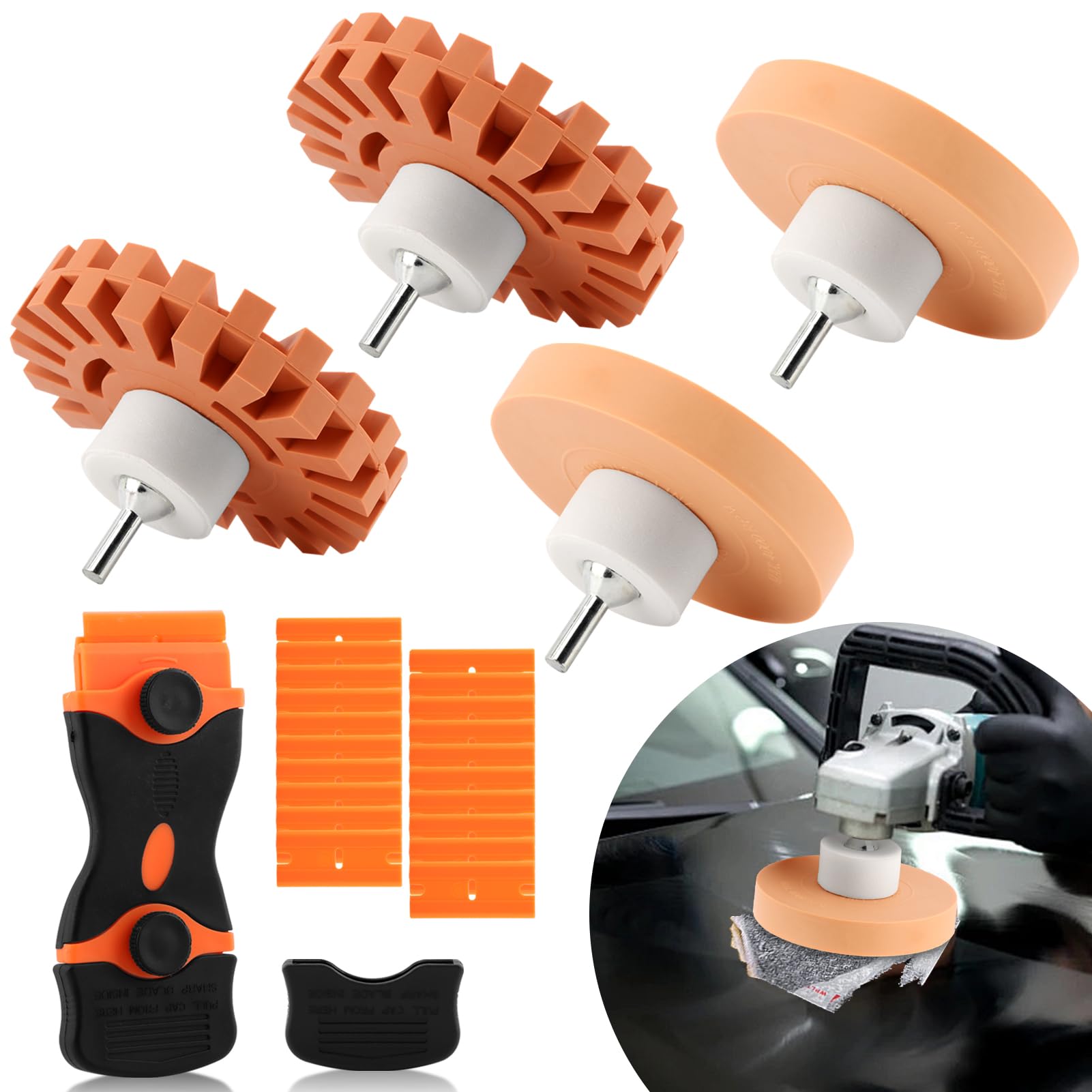 Quivorant drill adapter attached to wheel demonstrating quick connection benefit