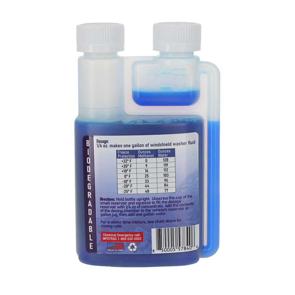 Qwix Mix measuring close-up demonstrating 1/4 oz dose for accurate mixing and savings