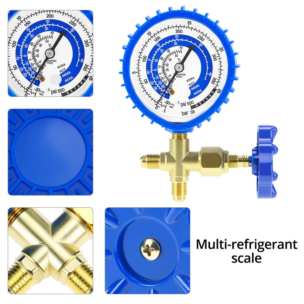 QWORK 59-inch hose full length offering extended reach during service