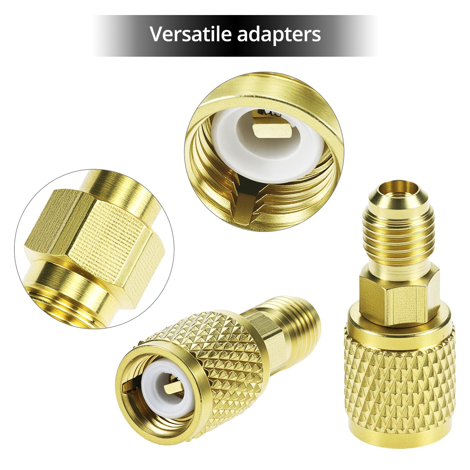 QWORK adapters and accessories laid out for quick identification benefit