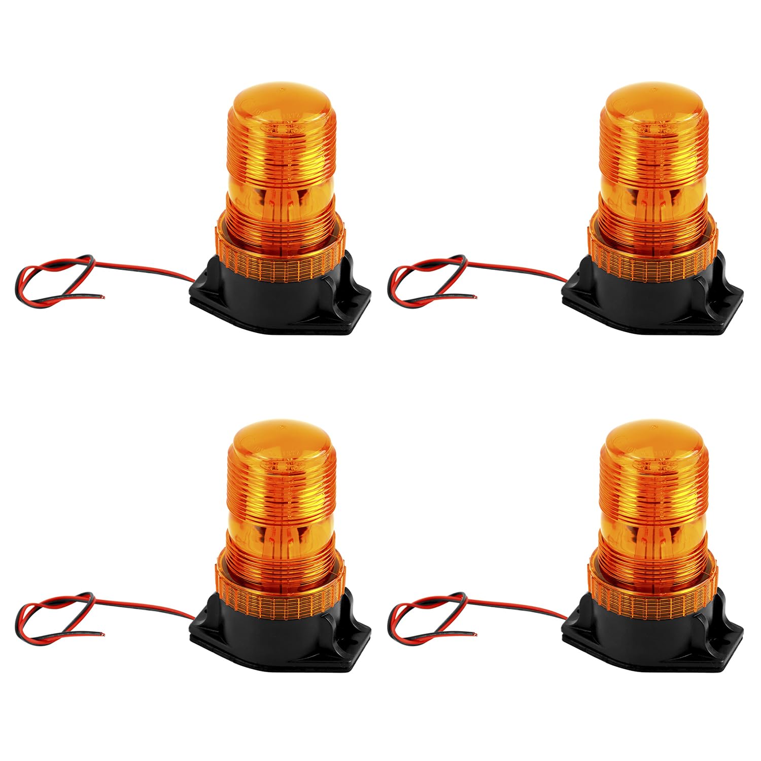 QWORK beacon in hand for scale to show compact size and easy mounting benefit