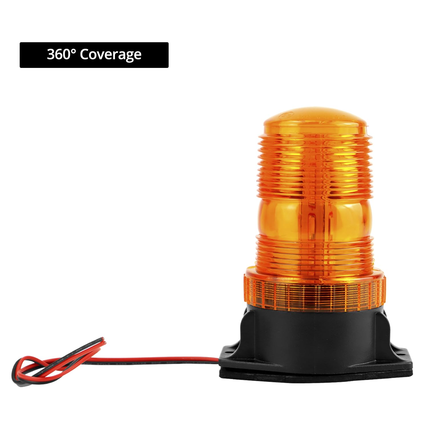 QWORK side view of screw-mount base demonstrating secure installation advantage