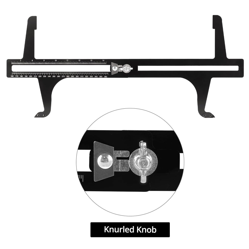 QWORK gauge held in hand demonstrating scale reading and ergonomic grip benefit
