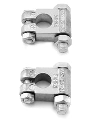 QWORK close-up of negative 17 mm tapered clamp showing corrosion resistance