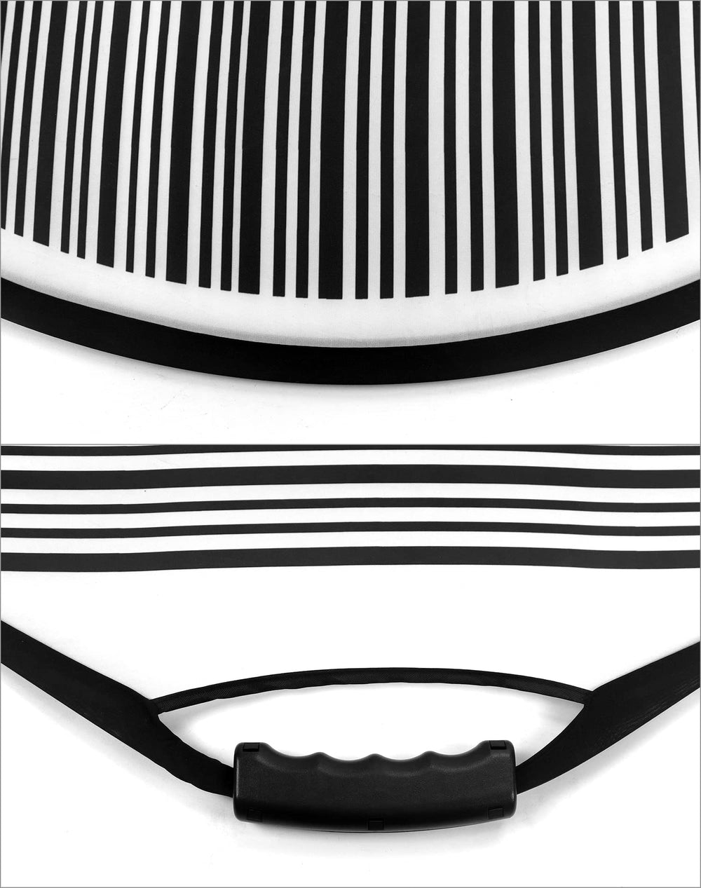 QWORK storage bag zipper detail protecting reflector and keeping it ready for use