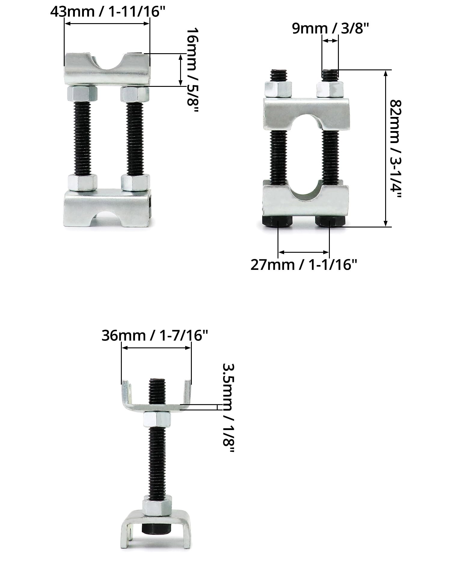 QWORK double saddle holding a coil spring showing improved alignment benefit