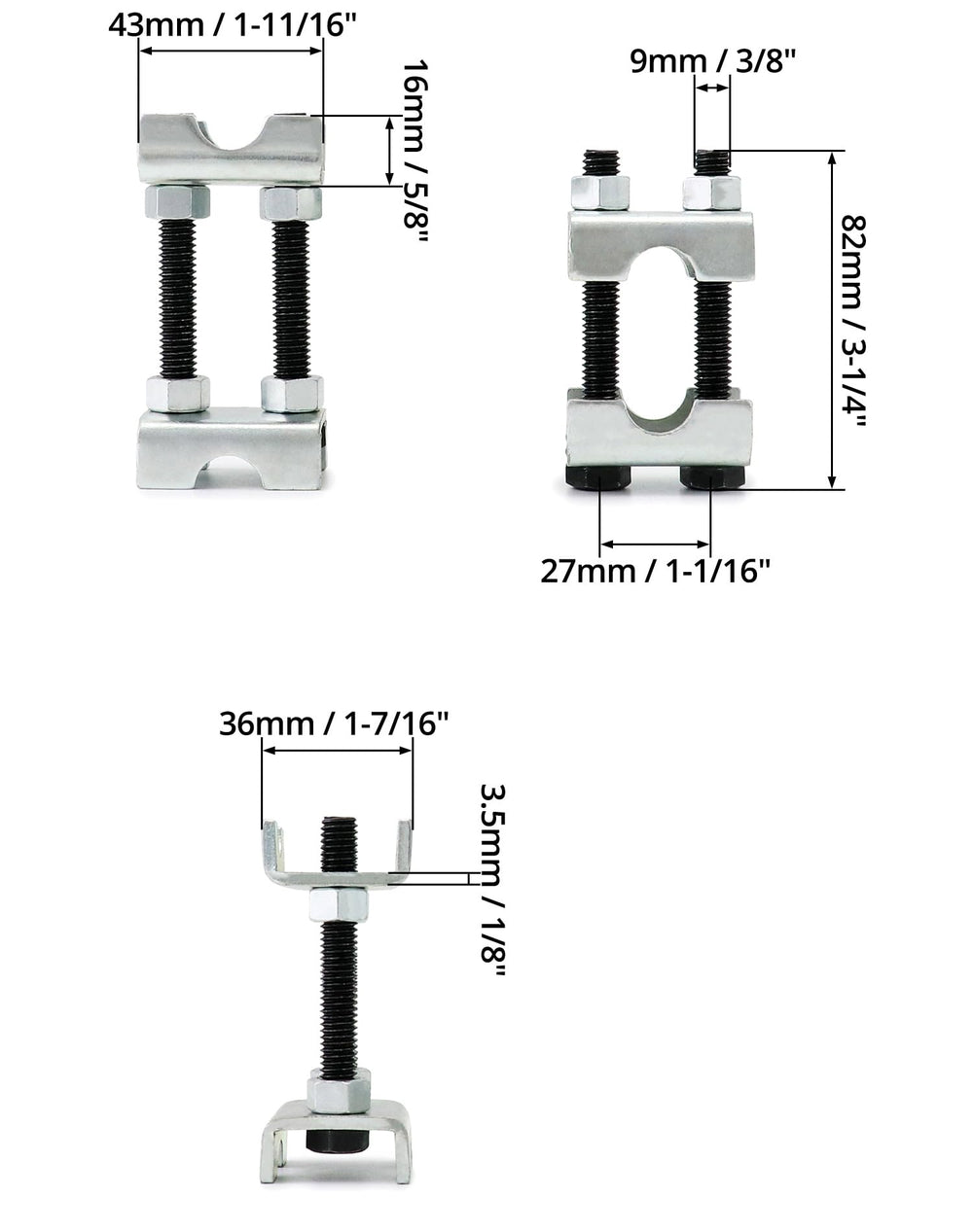QWORK double saddle holding a coil spring showing improved alignment benefit