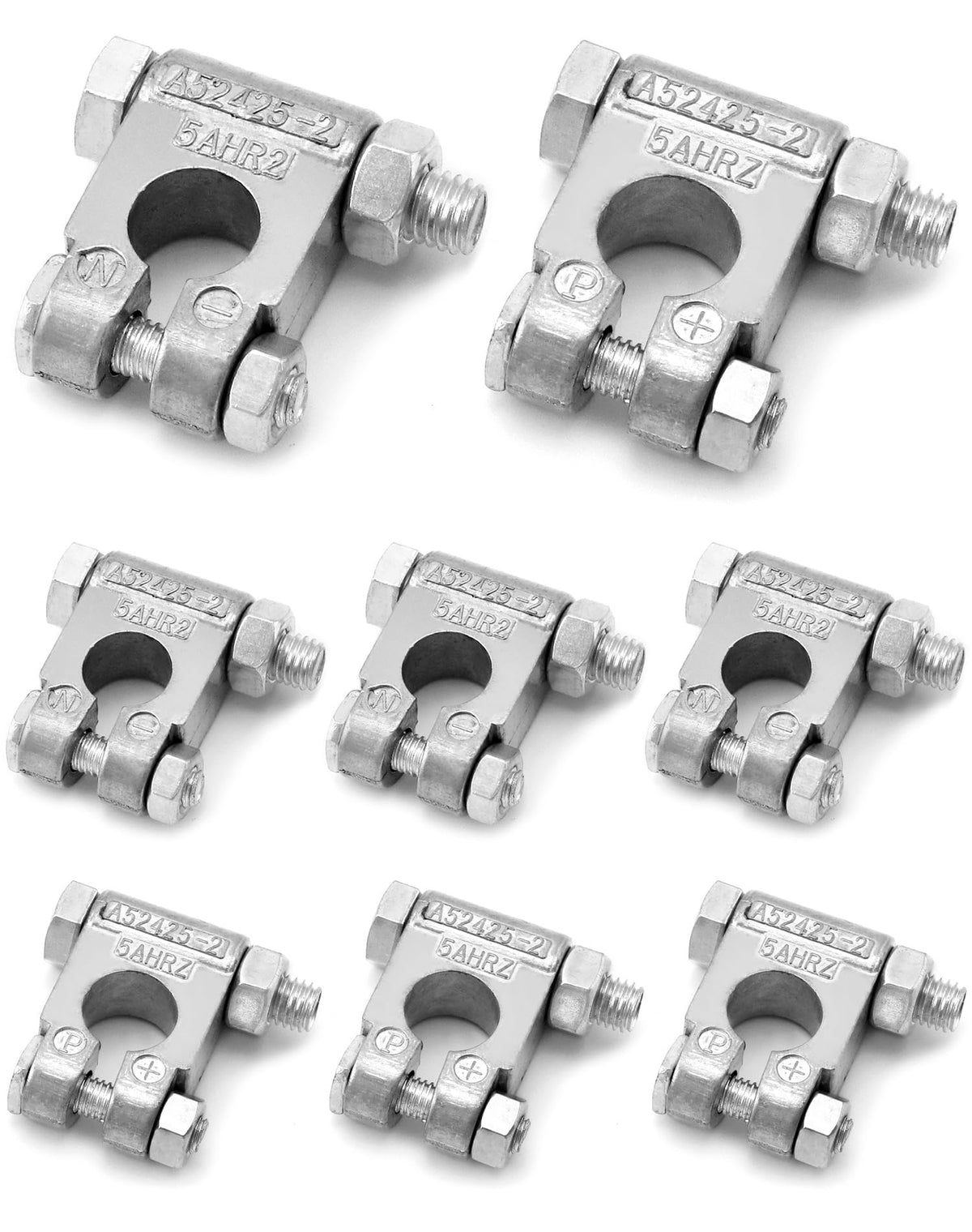 QWORK front view of terminal set showing four pairs and benefits for replacements