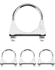 QWORK front view of 4-pack clamps showing compact, durable design and quick replacement benefit