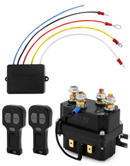 QWORK front view relay and receiver showing durable design and easy mounting