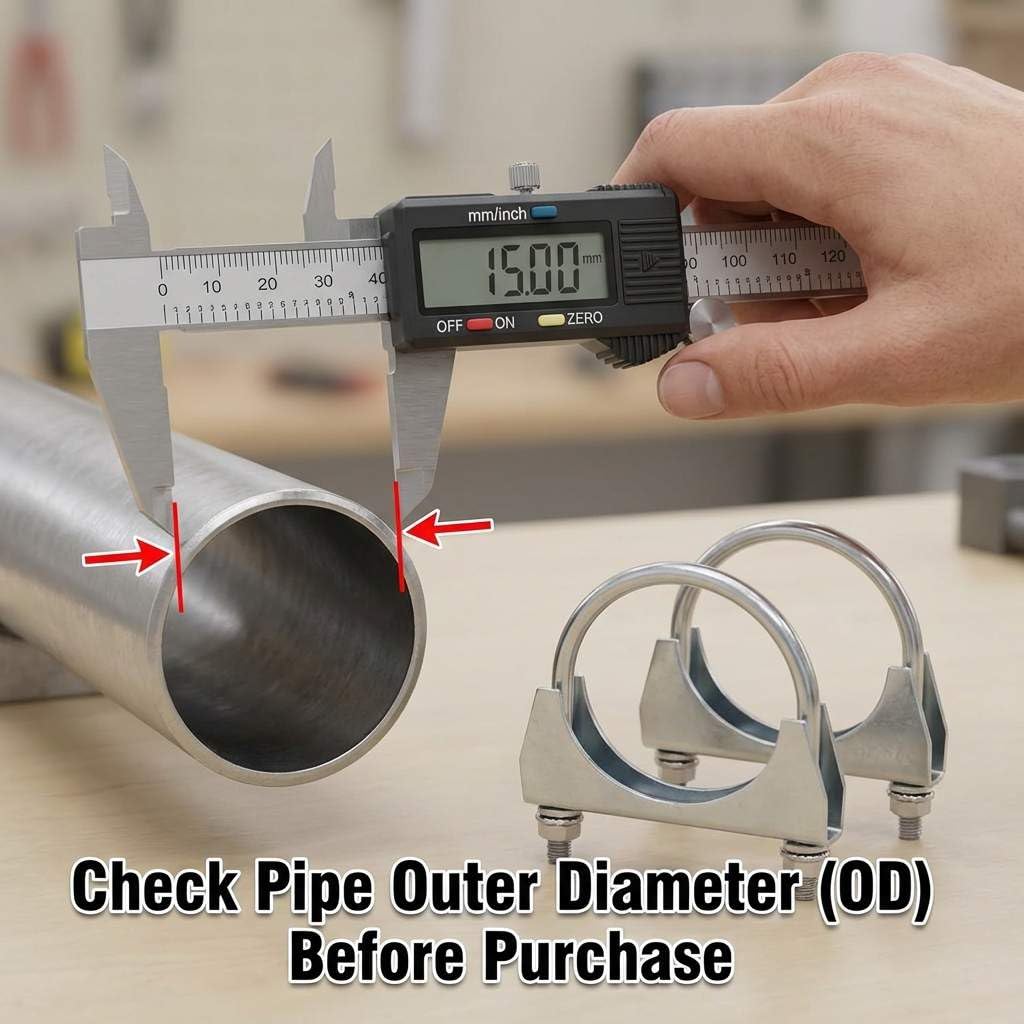 QWORK clamp in garage installation demonstrating quick DIY fix