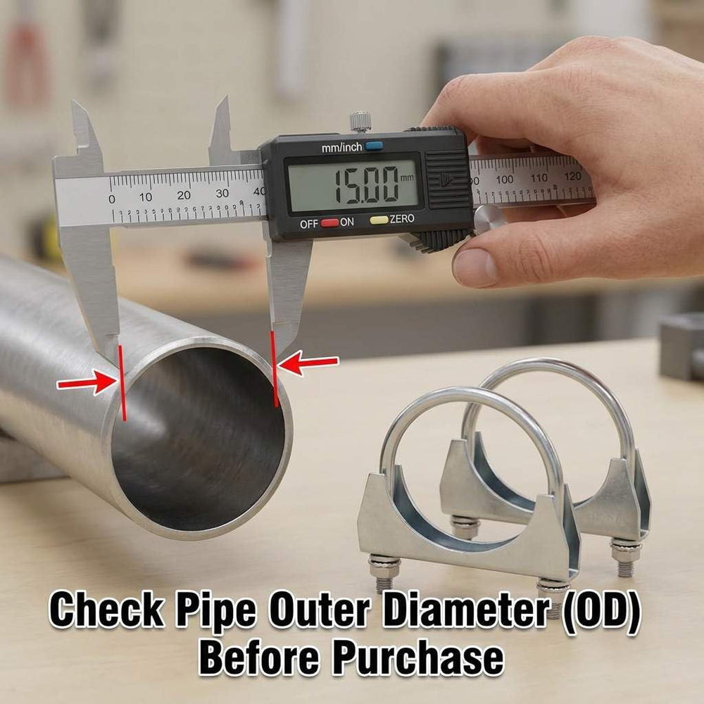 QWORK clamp in garage installation demonstrating quick DIY fix