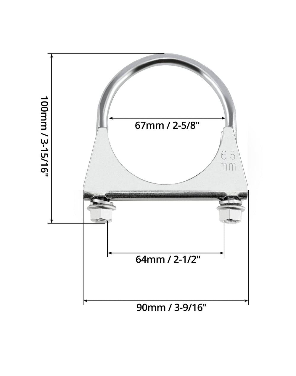 QWORK clamp being tightened with wrench during installation enabling fast, tool-only setup